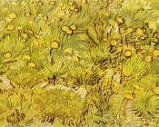 文森特 威廉 梵高 : 黄色花朵的田野